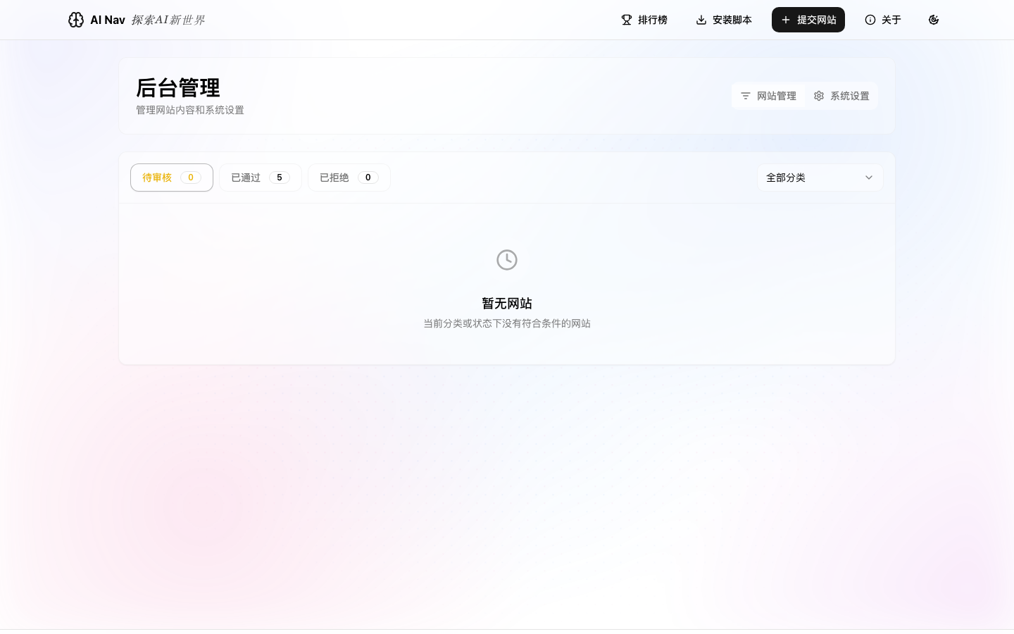 网站管理后台真实源码预览