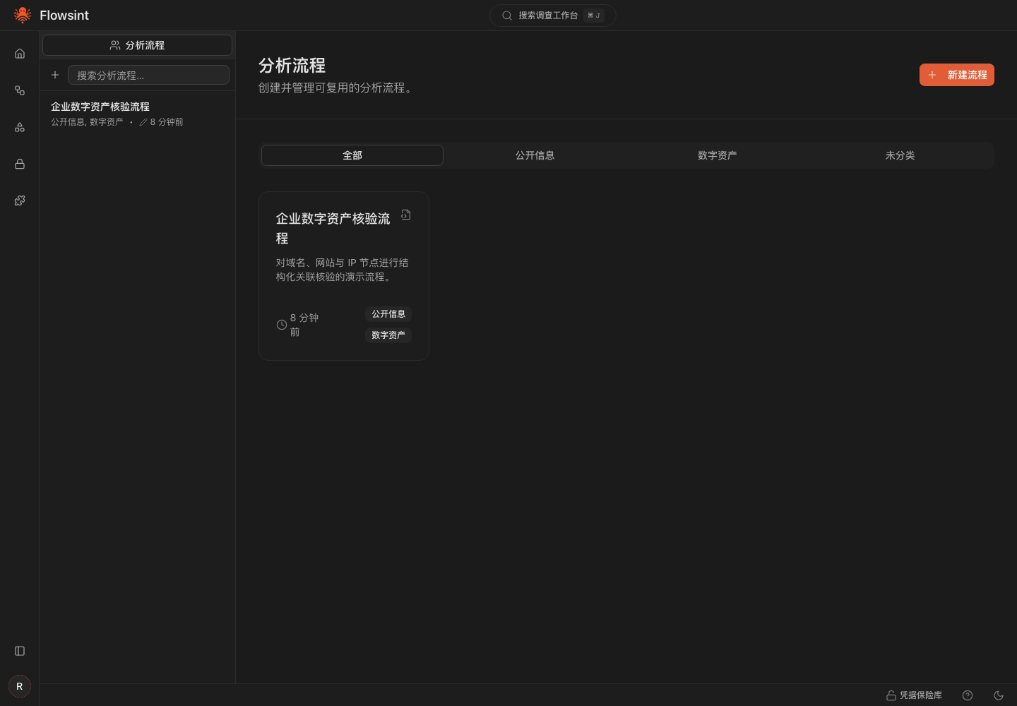 分析流程真实运行中文界面截图